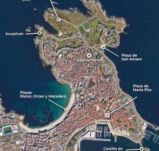 Lägenhet Torre De Hercules A Coruña